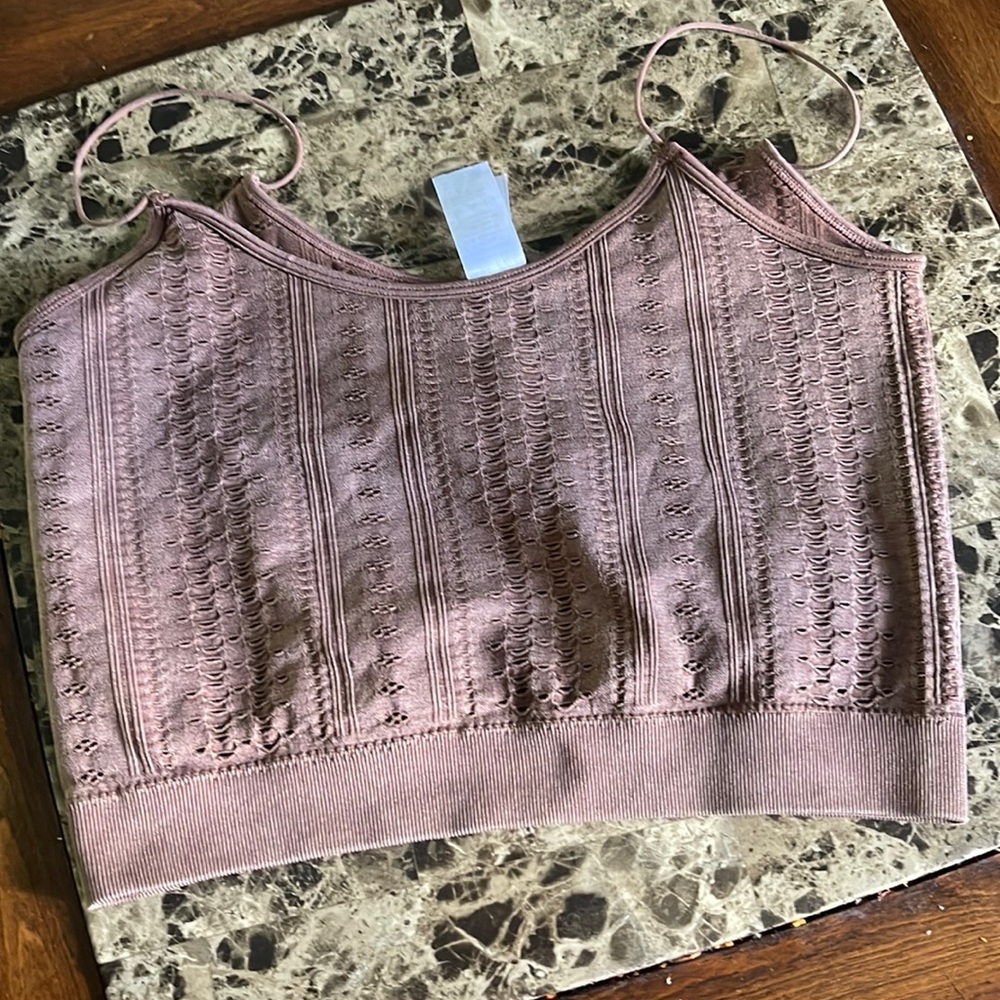 Brown Active Top